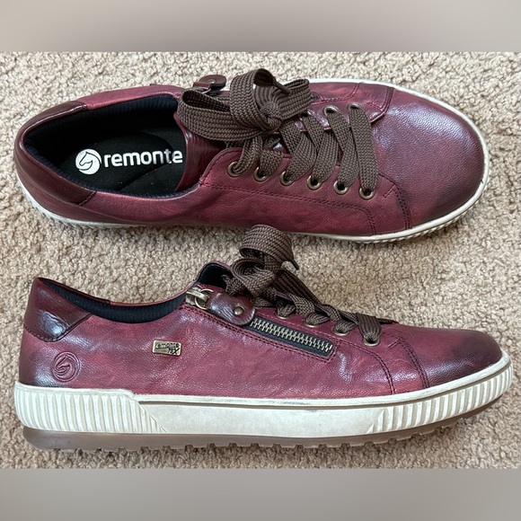 Remonte Shoes - Remonte by Rieker Maritta Womens Size 41 Water Resistant Lace-up Sneaker
